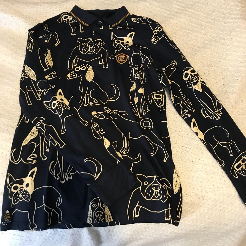 Catimini Boys Long Sleeve Polo Shirt
